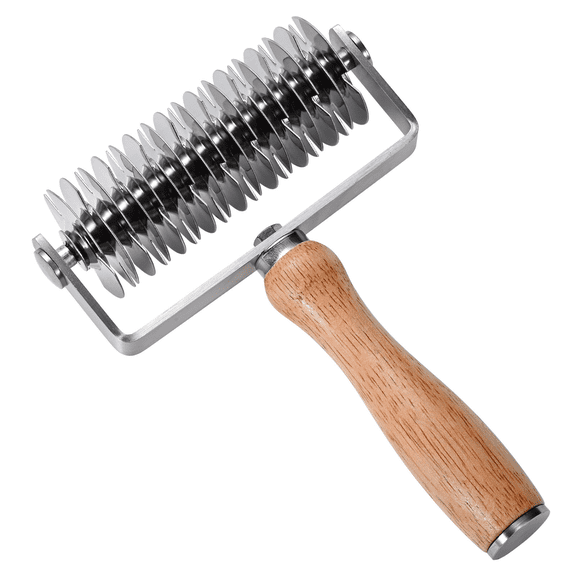 Pastry Lattice Roller Cutter - Stainless Steel Dough Lattice for Pie Pizza Bread beef wellington Pastry Crust Roller Cutter