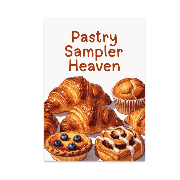 Pastry Sampler Heaven - Bakery Enthusiast - 13x19 Poster Print
