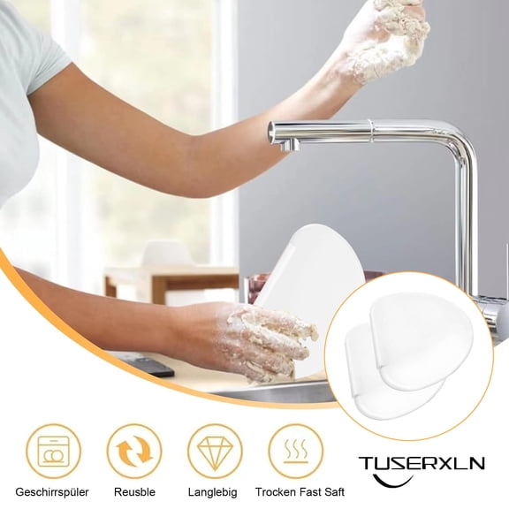 Pastry Spatula Scraper, Transparent Texture Design for Enhanced Visibility, Space-Saving Design with Hanging Holes for Kitchen Storage, High-Quality Stainless Steel Blades and