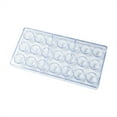 thumbnail image 1 of Pastry Tek Polycarbonate Rose Candy / Chocolate Mold - 21-Compartment - 1 count box, 1 of 3