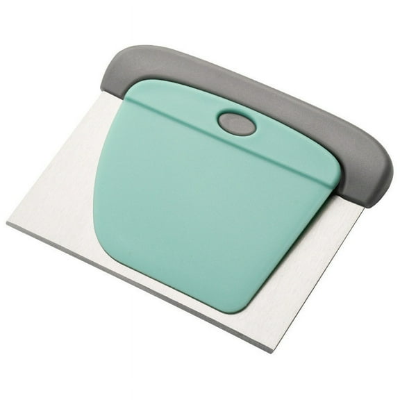 Stainless Steel Dough Cutter Plastic Flour Cutter Two Piece Sausage Scraper Dough Cutter Baking Tool Dough Cutter Plastic Flour Cutter Two Piece Sausage Scraper Dough Cutter Baking