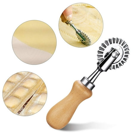 Pastry Wheel Cutter - Pasta Cutter Wheel - Ravioli Crimper Cutter Wheel For Home And Kitchen Use, 1.3"