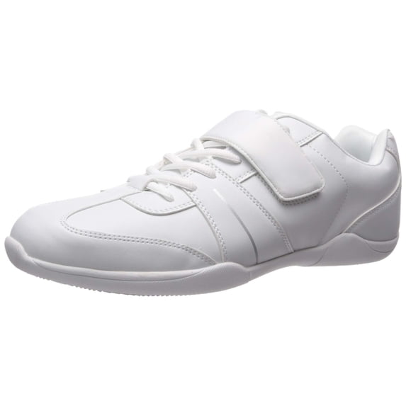 Pastry baby girls CUSTOM SPIRIT CHEER SHOE Sneaker, White, 1 US