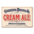 thumbnail image 1 of Pasttime Signs AMI043 18 x 12 in. American Ikons Continental Brewing Co Cream Ale Satinvintage Sign, 1 of 1