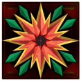 thumbnail image 1 of Pasttime Signs AQP821 60 x 60 in. Sunflower Log Cabin Metal Sign, 4 Piece, 1 of 1