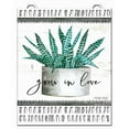 thumbnail image 1 of Pasttime Signs CIN208 14 x 18 in.Aztec WH Pot Grow in Love RT Metal Sign, 1 of 1