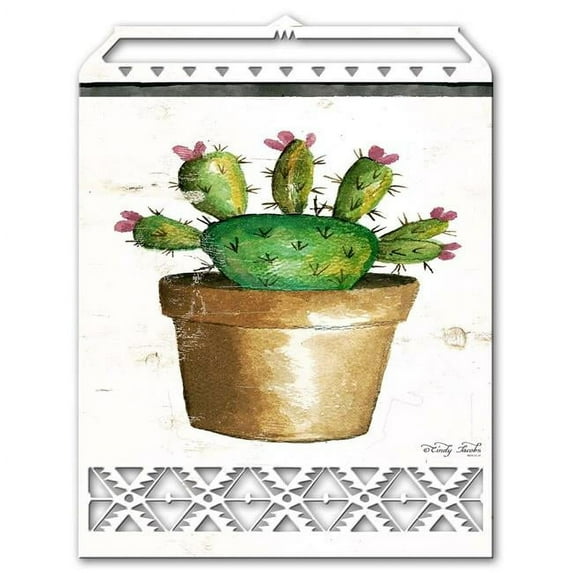 Pasttime Signs CIN241 20 x 25 in. Succulent Pot 2 RT Metal Sign