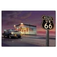 thumbnail image 1 of Pasttime Signs JGS054 Route 66 Diner Sign - 24 x 16 in., 1 of 1
