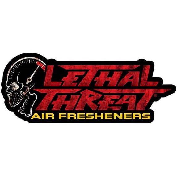 Pasttime Signs LETH217 20 x 8 in. Lethal Threat Air Freshener Metal Sign