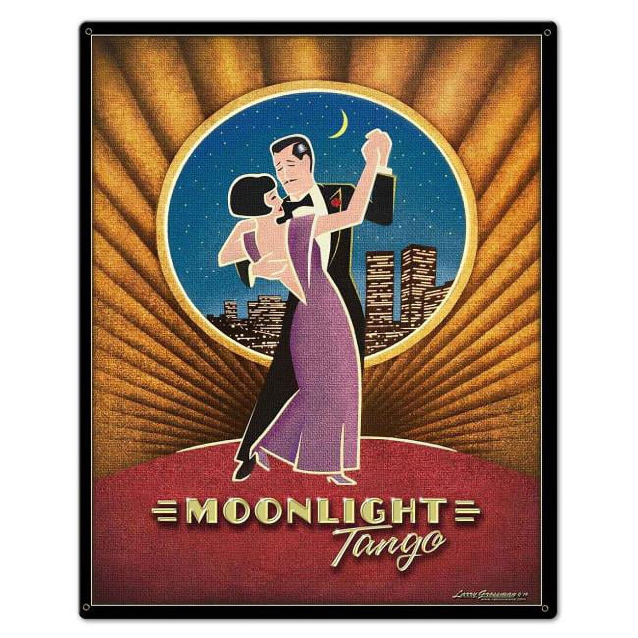 Pasttime Signs LGB565 24 x 30 in. Moonlight Tango Sign - Walmart.com