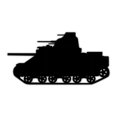 thumbnail image 1 of Pasttime Signs PSB070 33 x 17 in. M3 Lee Tank Silhouette Custom Shape, 1 of 1