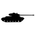 thumbnail image 1 of Pasttime Signs PSB071 38 x 11 in. M26 Pershing Tank Silhouette Custom Shape, 1 of 1