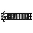 thumbnail image 1 of Pasttime Signs PSB315 24 x 9 in. Music Staff Cutout Personalized Vintage Metal Sign, 1 of 1