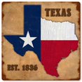 thumbnail image 1 of Pasttime Signs PTSB483 Texas EST 1836 Metal Sign, 1 of 1