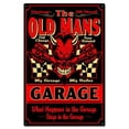 thumbnail image 1 of Pasttime Signs SM828 16 x 24 in. Old Mans Garage Metal Sign, 1 of 1