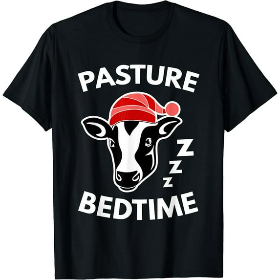 Pasture Bedtime Shirt Funny Cute Cow Pajamas Gift