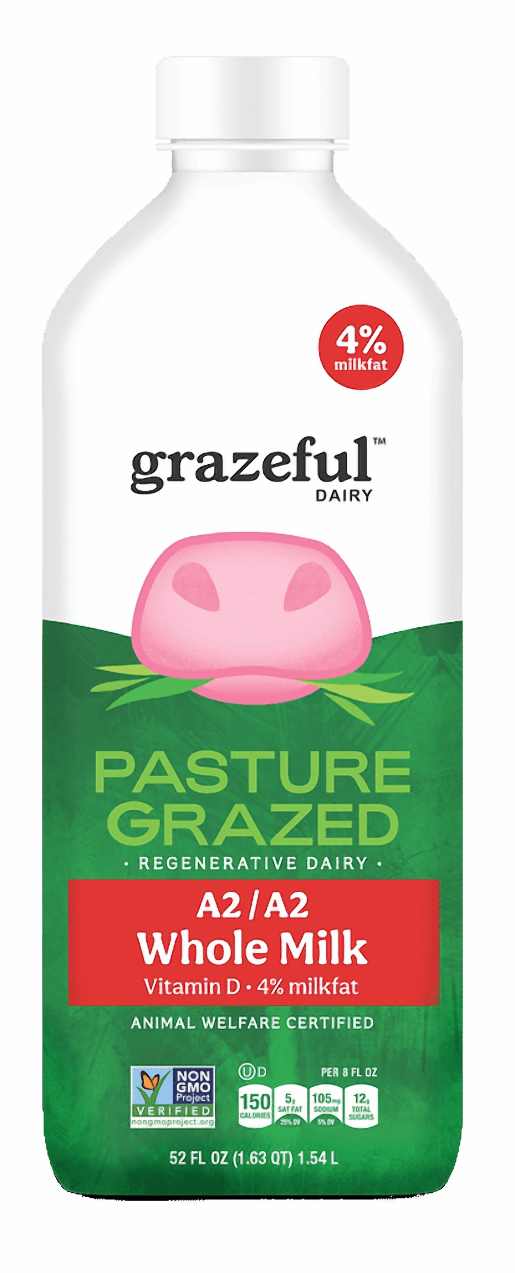 Pasture Raised a2 Whole Milk