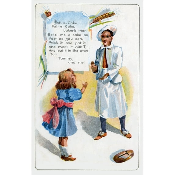 Pat-A-Cake Pat-A-Cake Baker'S Man Poster Print By Mary Evans Picture Librarypeter & Dawn Cope Collection