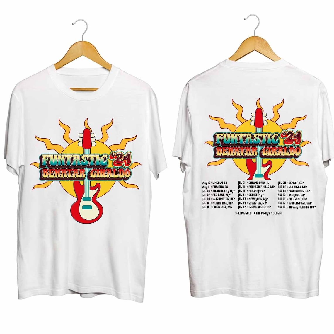 Pat Benatar & Neil Giraldo - Funtastic 2024 Shirt, Pat Benatar 2024