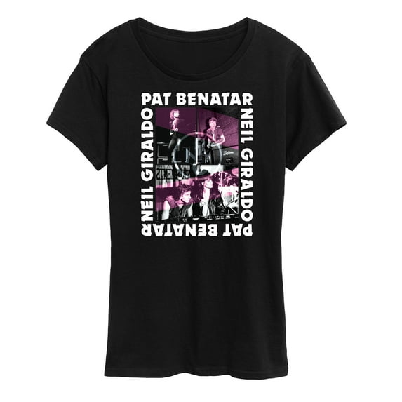 Pat Benatar - Photo Block - Country Music Artist - Women's Short Sleeve Graphic T-Shirt