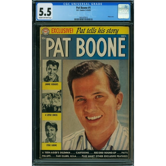 Pat Boone #1 - CGC 5.5 Comic Book