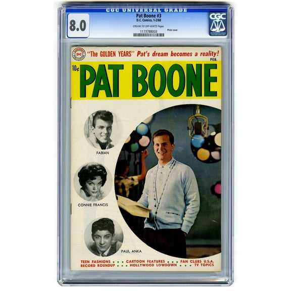 Pat Boone #3 - CGC 8 Comic Book