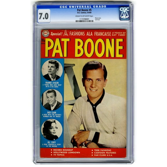 Pat Boone #5 - CGC 7 Comic Book