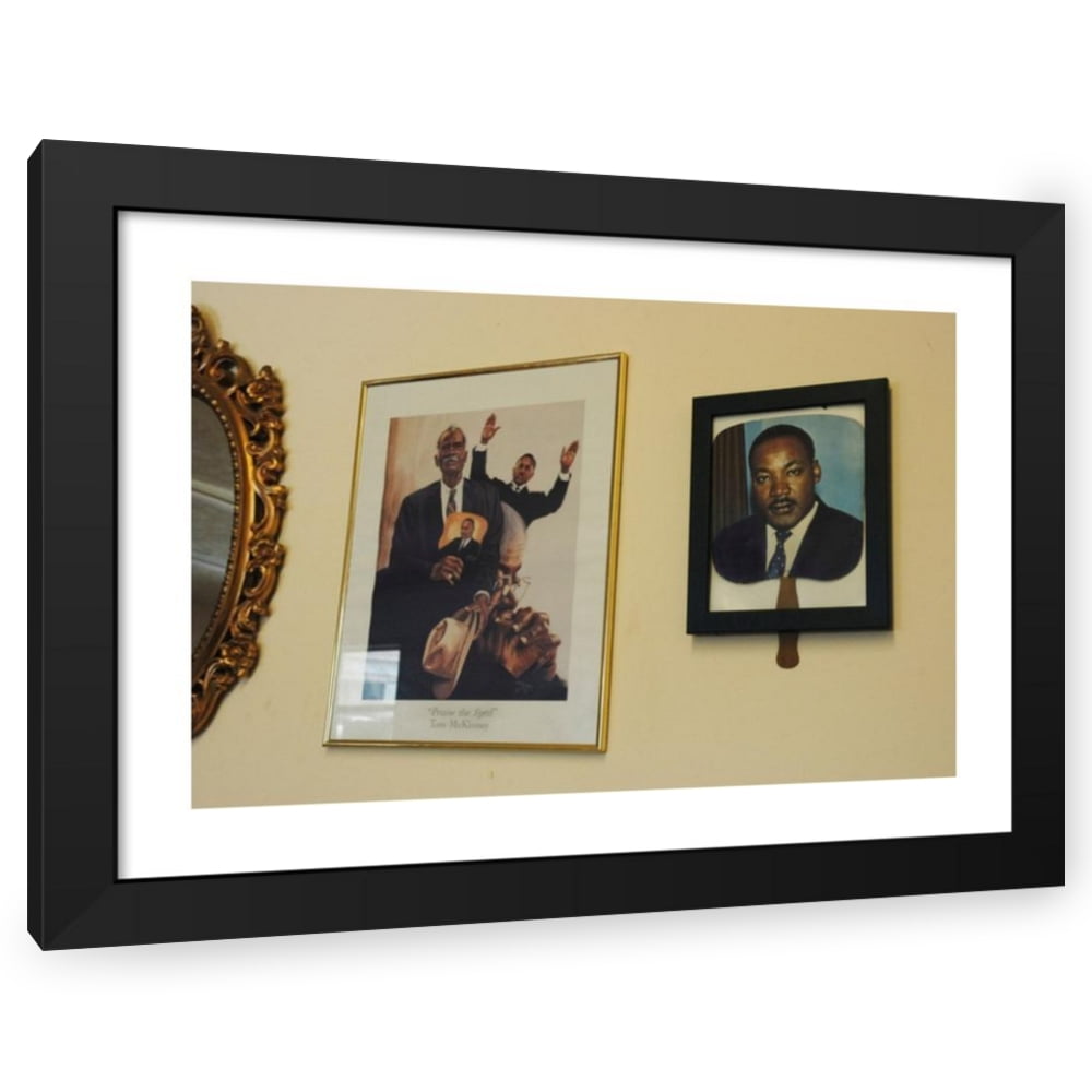 Pat Canova 28x19 Black Modern Wood Framed Wall Art Titled Interior Of