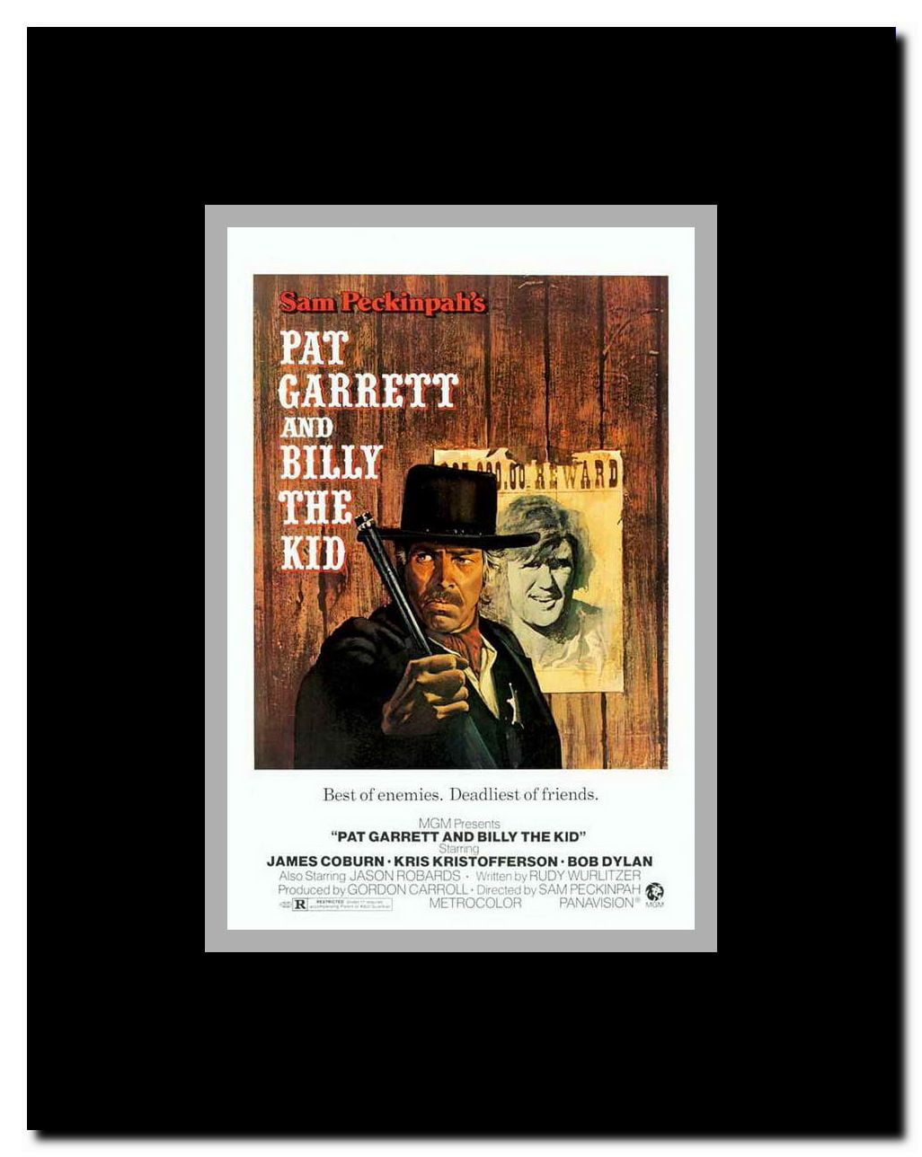 Pat Garrett & Billy the Kid Framed Movie Poster