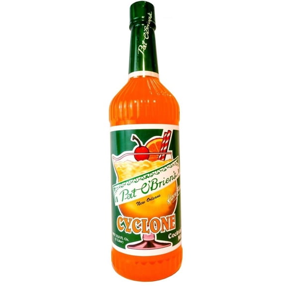 Pat O'Brien's Liquid Cyclone Cocktail Mix, 1 Liter Plastic Bottle 33.8 Fluid Ounces
