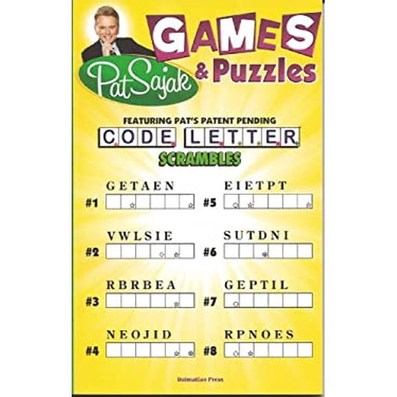 Pre-Owned Pat Sajak Games & Puzzles Code Letter Scrambles