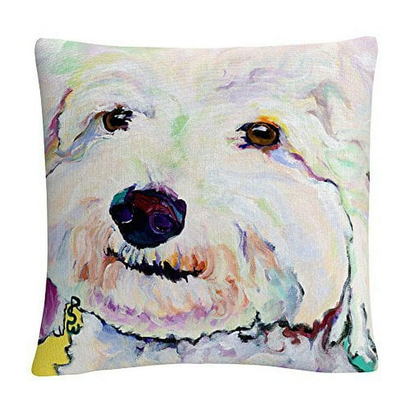 Pat Saunders-White 'Buttons' 16 X 16 Decorative Throw Pillow