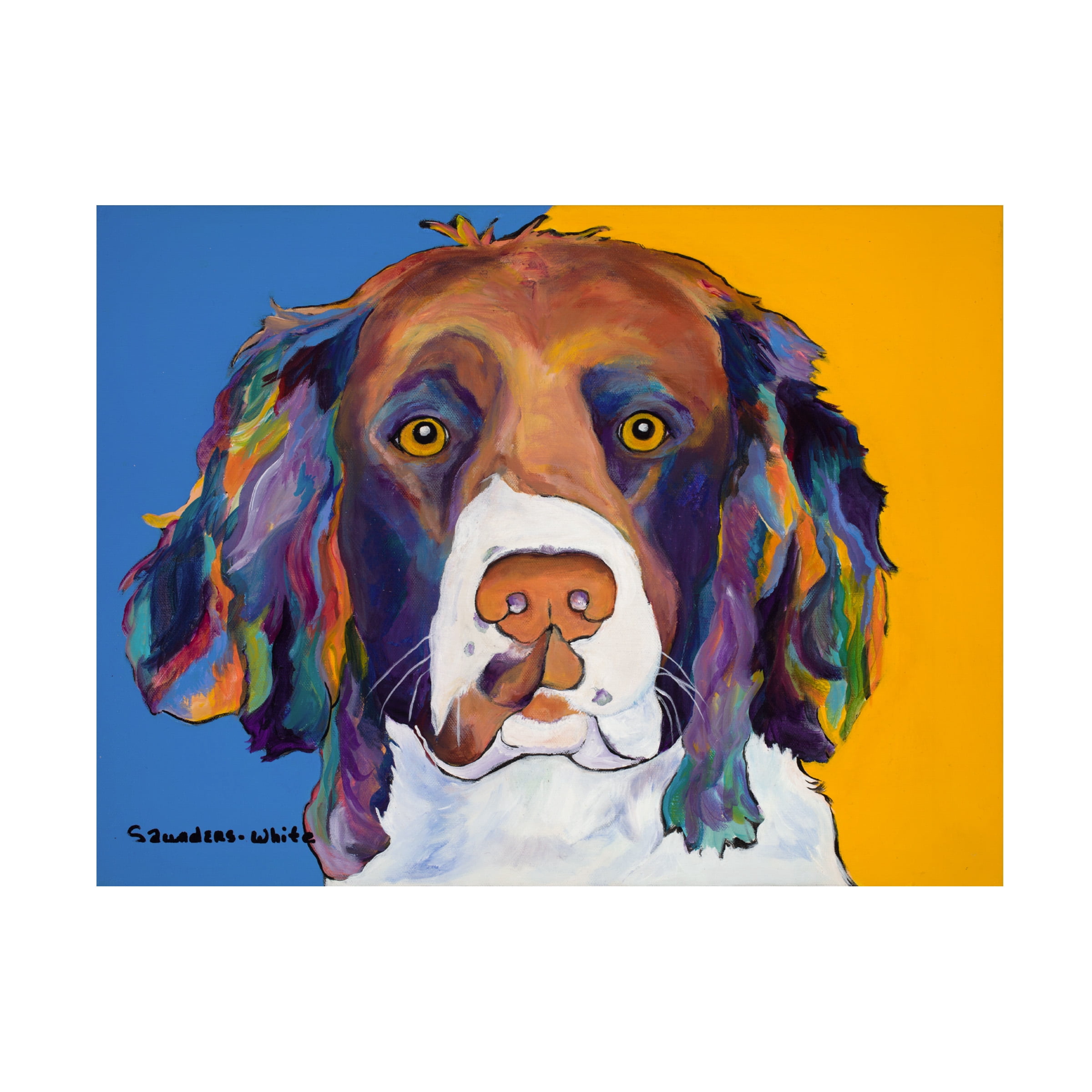 Pat Saunders-White 'Rainie' Canvas Art