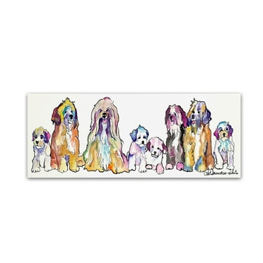 Pat Saunders-White 'The Gang' Canvas Art