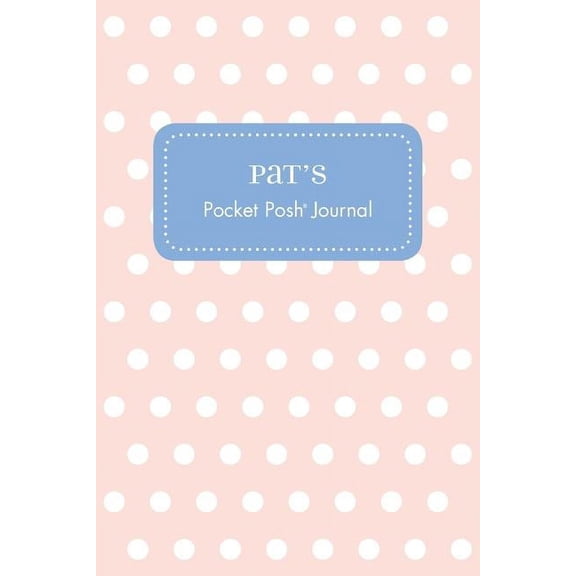 Pat's Pocket Posh Journal, Polka Dot, (Paperback)