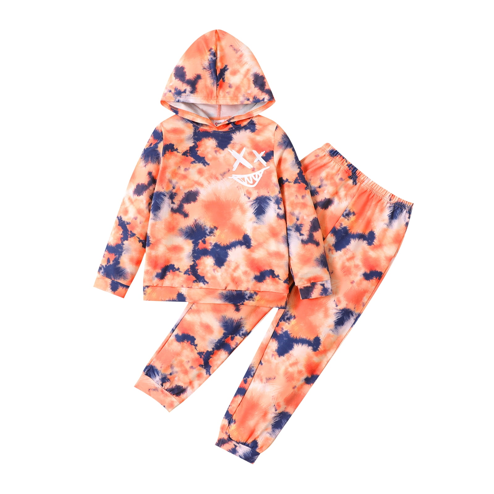 Tie die hoodie set hotsell