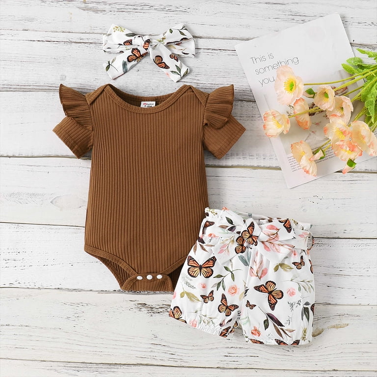 brown newborn dress Baby Girls Casual Dresses in Baby Girls Dresses combining casual comfort with a touch of elegance Bamboo Knotted Gown | Brown