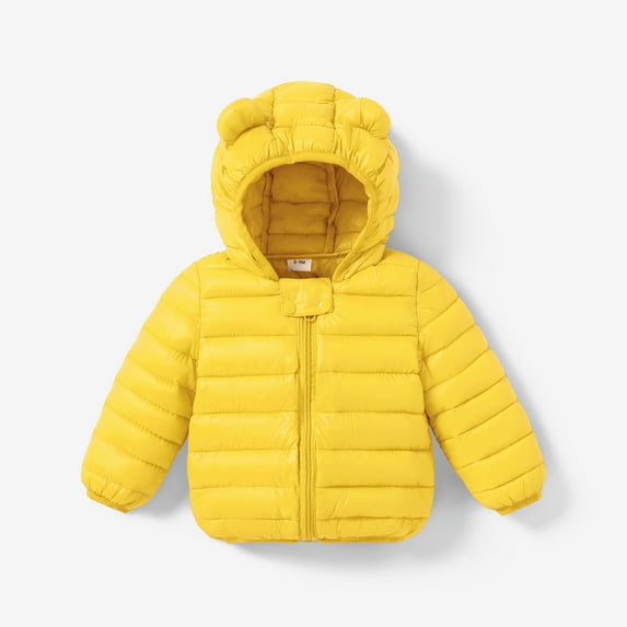 PatPat Baby Coat Toddler Hoodie Coat Little Boy Girl Winter Jacket for 6M-4T Baby Must Haves Gift,Clearance