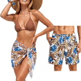 thumbnail image 1 of PatPat Bikini Sets for Women Tropical Leaf Print Swimsuit Coverup Vacation for Women, 1 of 17
