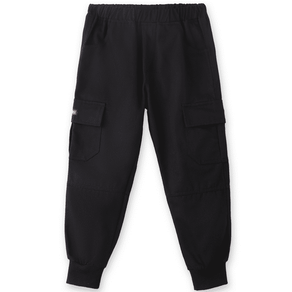 PatPat Boys Cargo Pants with Pocket Cotton Solid Sweatpants Size 5-10