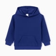 thumbnail image 1 of PatPat Boys Hoodies Casual Pullover Sweatshirt Solid Color Ribbed Hoodie Dark Blue 3Y, 1 of 11