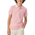 thumbnail image 1 of PatPat Boys Polo Shirts Short Sleeve Collared Button Placket School Tops7-8Y, 1 of 7