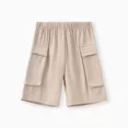 thumbnail image 1 of PatPat Boys Shorts Summer Solid Color Casual Pants with Pockets Sizes 5-12, 1 of 6