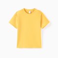 thumbnail image 1 of PatPat Boys T-Shirt Kids Solid Crew Neck Short Sleeve Tee Tops 15-16Y, 1 of 7