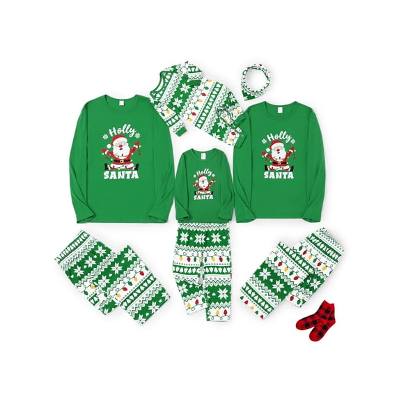 PatPat Christmas Pajamas Dog Pajamas Family Matching Holiday Sleepwear for Pets