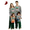 thumbnail image 1 of PatPat Christmas Womens Pajamas Set Long Sleeve Top and Green Plaid Pant Family Matching Pjs Gifts Lounge Outfit Sets with Socks, 2-Piece, Size M, 1 of 9