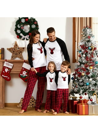 Plaid Pajamas in Christmas Family Pajamas - Walmart.com