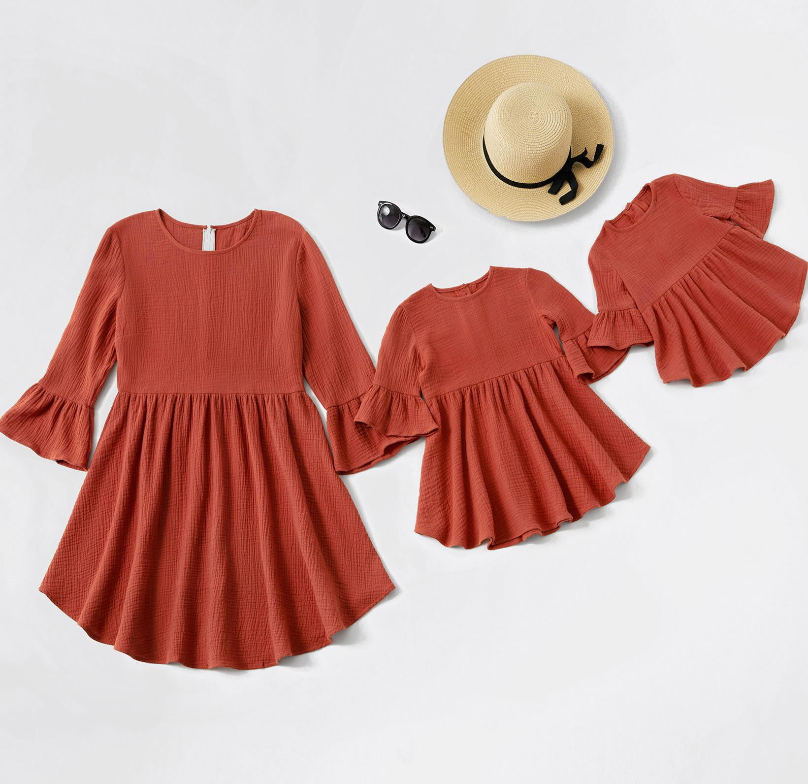 PatPat Dresses for Women 2023 Summer Dress Family Matching Mommy and Me Sundress