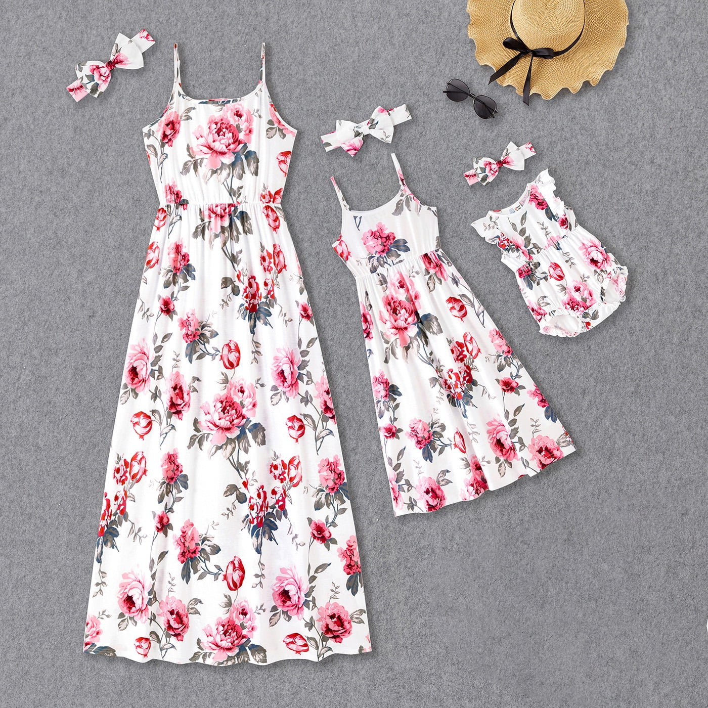 PatPat Dresses for Women 2023 Summer Dress Family Matching Mommy and Me Sundress