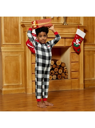 mi Kids Plaid Christmas Pajamas
